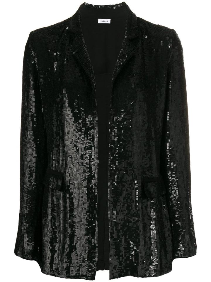 P.a.r.o.s.h. Sequin Blazer - Black