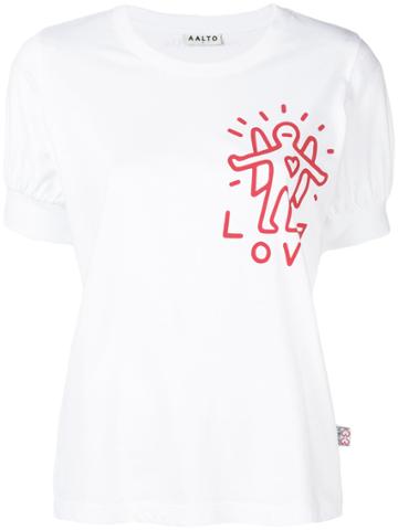 Aalto Love Angel Printed T-shirt - White
