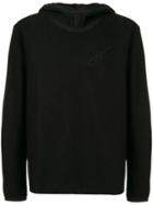 Ten-c Hooded Knit Sweater - Black