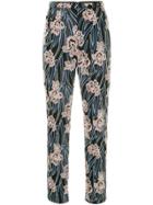 Rachel Gilbert Embroidered Floral Trousers - Multicolour