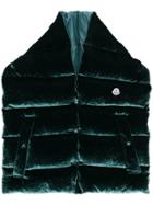 Moncler Puffer Oversized Gilet - Green