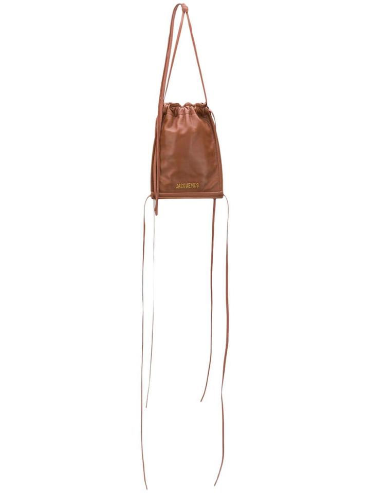 Jacquemus Drawstring Mini Bag - Brown