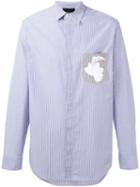 3.1 Phillip Lim Striped Shirt, Men's, Size: Xl, Blue, Cotton