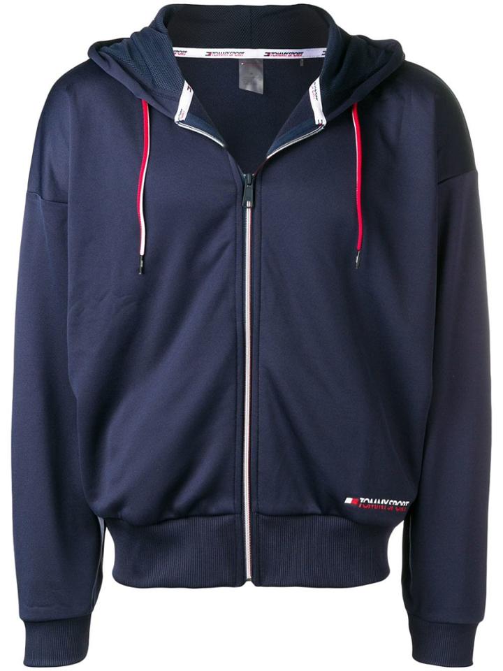 Tommy Hilfiger Zipped Hoodie - Blue