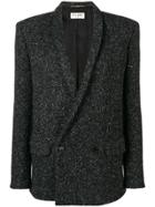 Saint Laurent Knitted Blazer Jacket - Black