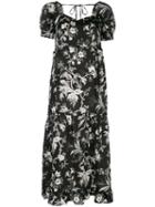 Mcq Alexander Mcqueen - 'soho Florals' Dress - Women - Polyester - 42, Black, Polyester