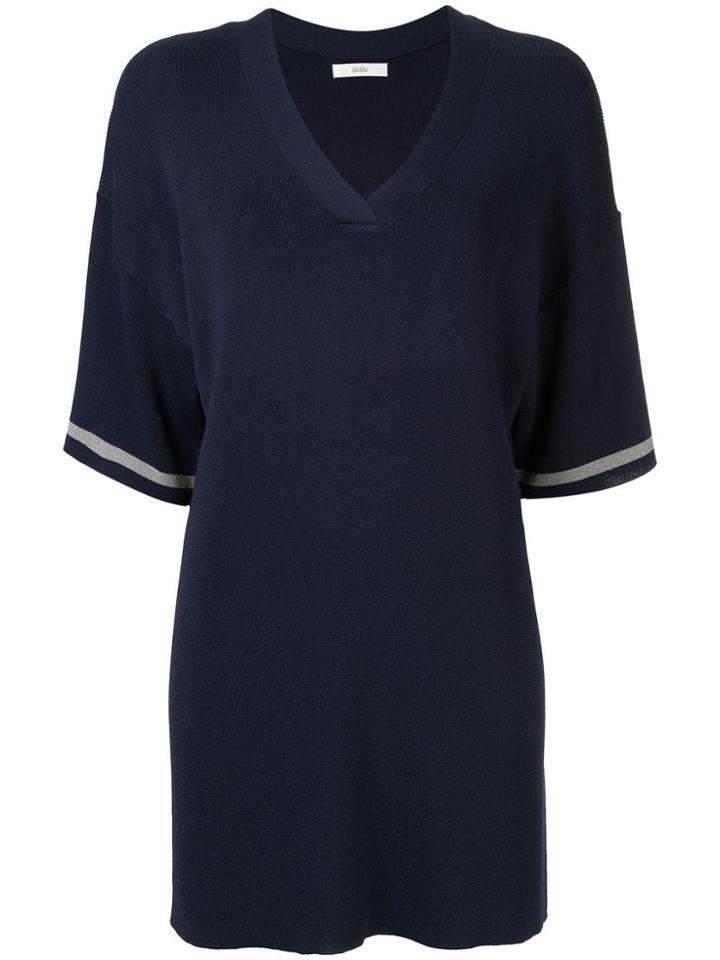 G.v.g.v. Oversized Knit Sweater - Blue
