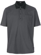 Fendi Contrast Polo Shirt - Grey