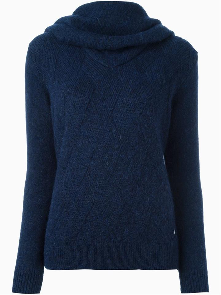 Kenzo 'ny Stripes' Jumper, Women's, Size: Medium, Blue, Polyamide/wool/alpaca