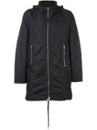 Diesel Hooded Coat, Men's, Size: Medium, Black, Polyamide