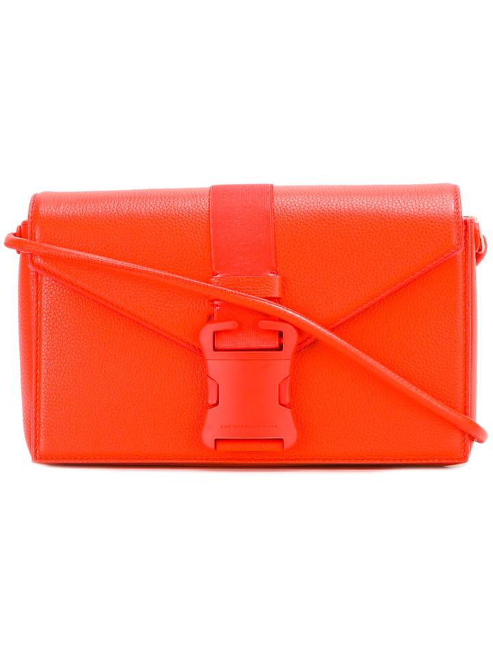 Christopher Kane Devine Shoulder Bag, Women's, Yellow/orange, Calf Leather