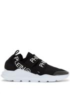 Philipp Plein Runner Logo Trim Sneakers - Black