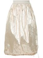 Fabiana Filippi Lightweight Metallic Skirt