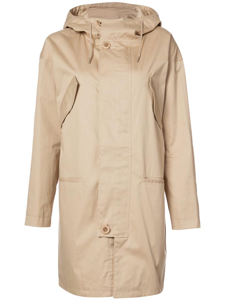 A.p.c. Hooded Coat - Brown