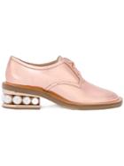 Nicholas Kirkwood Casati Pearl Derby Shoes - Metallic