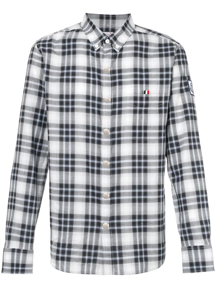 Moncler Gamme Bleu Checked Shirt - White