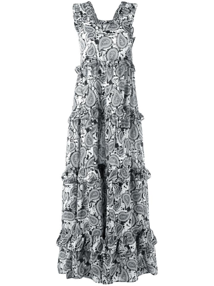 Dodo Bar Or Paisley Print Maxi Dress - Black