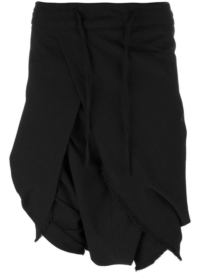 Damir Doma 'pele' Shorts, Men's, Size: Large, Black, Cotton/virgin Wool