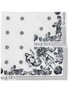 Alexander Mcqueen Icon Print Scarf - White
