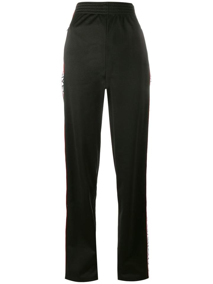 Givenchy Logo-stripe Joggers, Women's, Size: 38, Black, Polyester/cotton