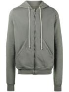 Rick Owens Drkshdw Jasons Zip Front Hoodie - Grey