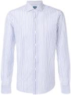 Barba Dandy Life Striped Shirt - White