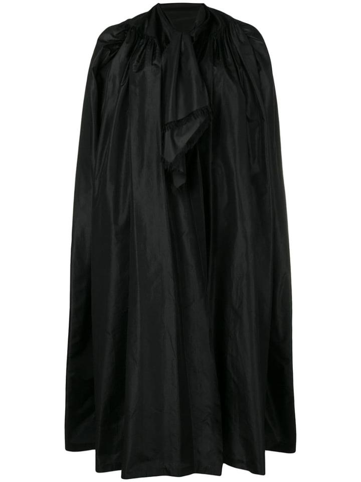 William Vintage 1969 Parachute Cape - Black