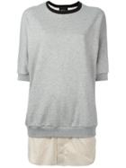 3.1 Phillip Lim Shirt Hem Sweatshirt - Grey