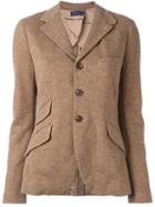Polo Ralph Lauren Double Flap Pocket Blazer, Women's, Size: 2, Nude/neutrals, Polyester/cotton/wool