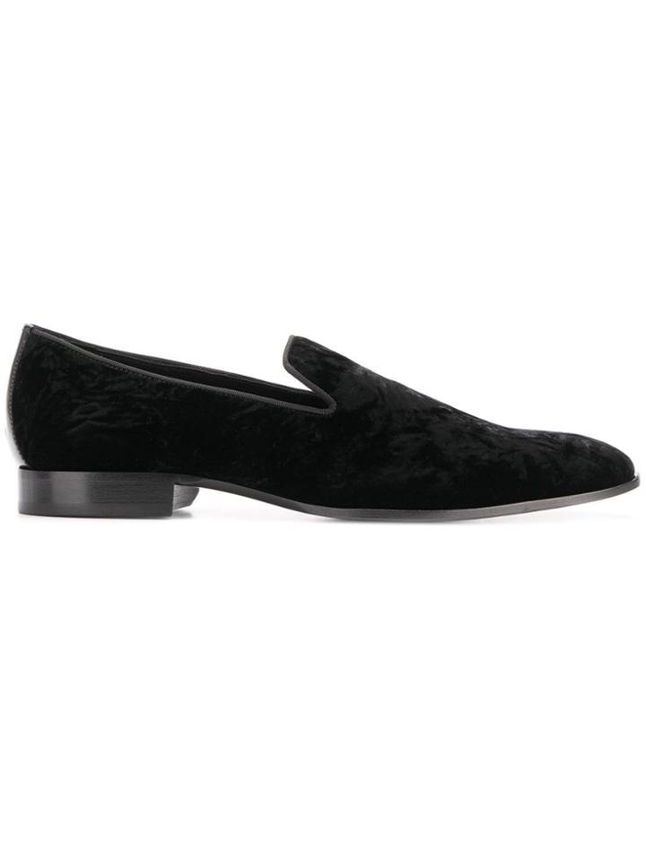 Jimmy Choo Slip-on Loafers - Black