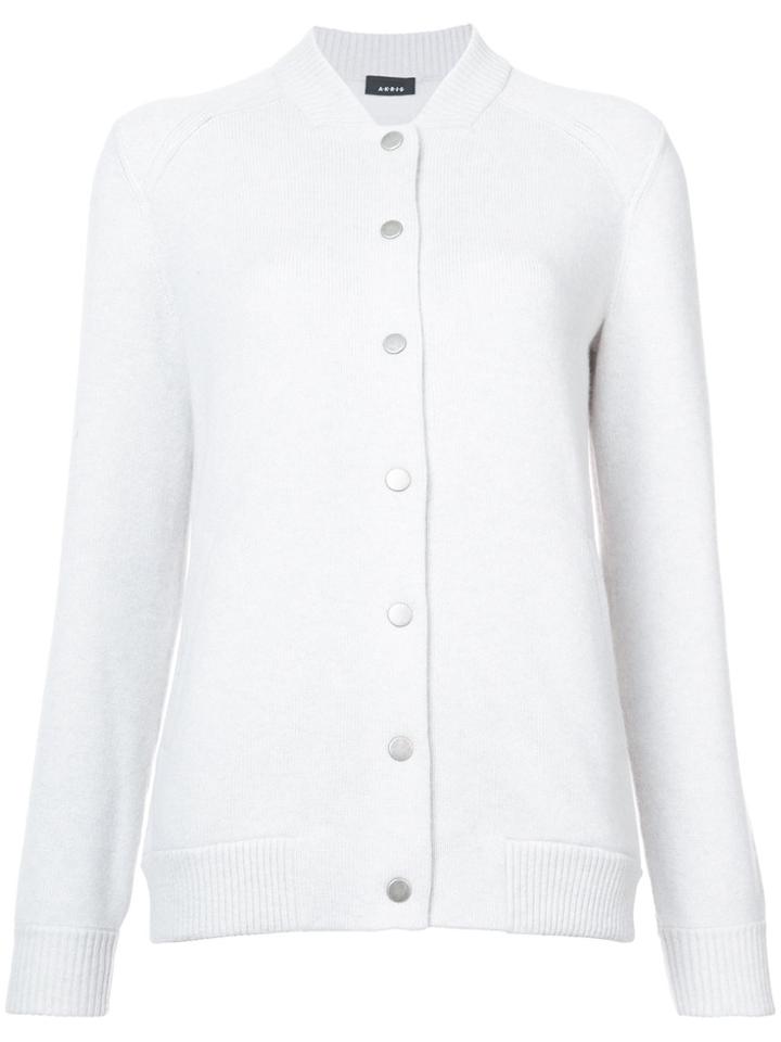 Akris Bomber Cardigan - Grey