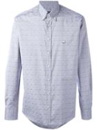 Etro Paisley Embroidery Shirt, Men's, Size: 41, Grey, Cotton