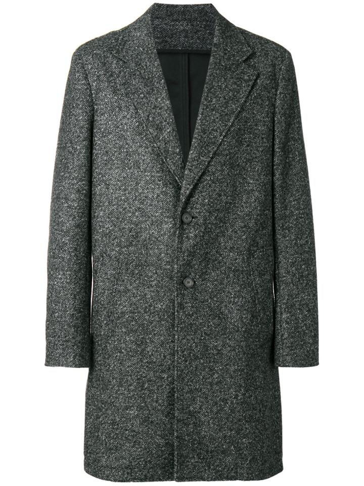 Kenzo Classic Single-breasted Coat - Black