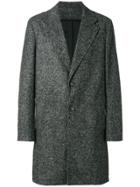 Kenzo Classic Single-breasted Coat - Black