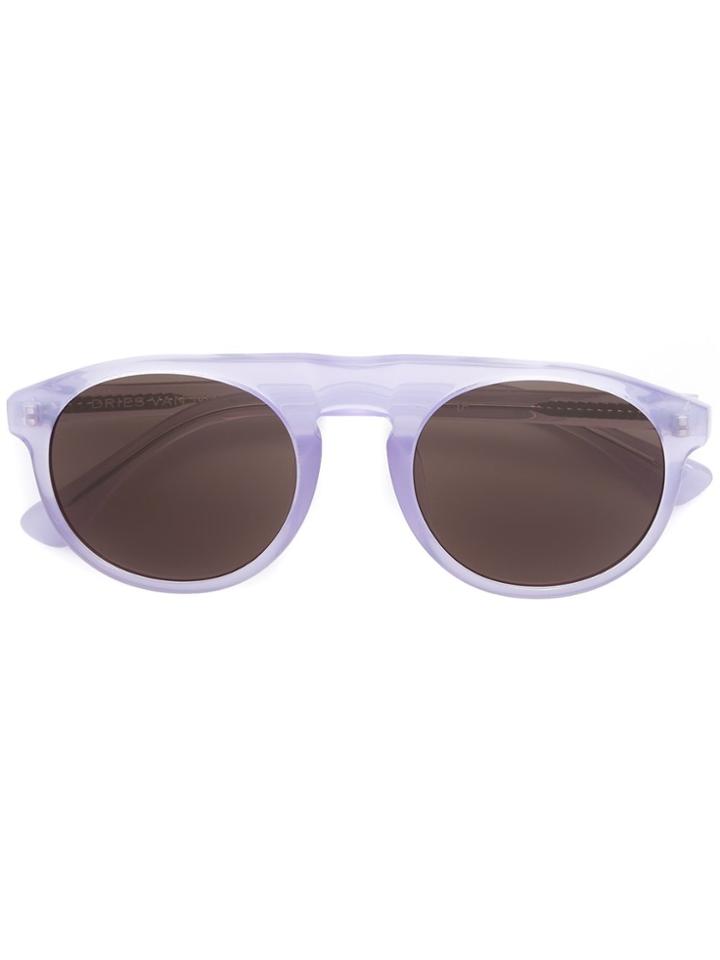 Linda Farrow Gallery Dries Van Noten '91 C11' Sunglasses - Pink &