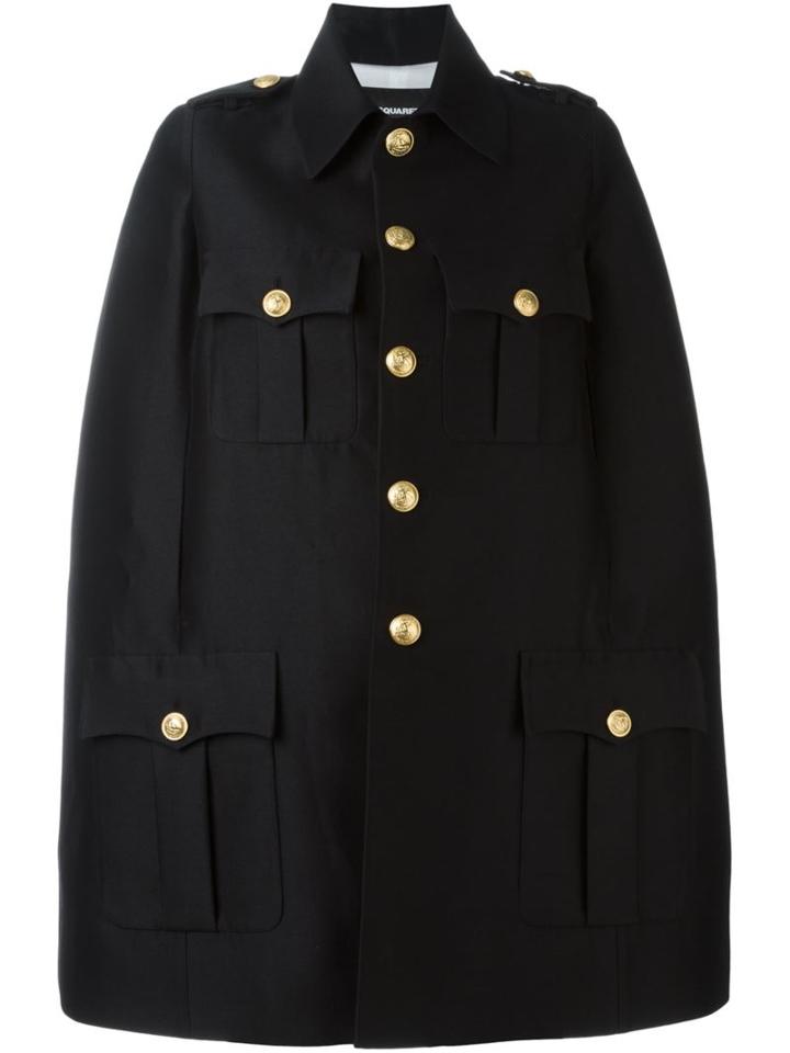 Dsquared2 Oversize Military Style Coat
