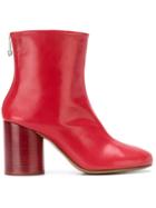 Maison Margiela Rear-zip Ankle Boots - Red