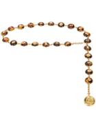 Chanel Vintage Charm Belt, Women's, Brown
