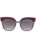 Jimmy Choo Eyewear Rosy Sunglasses - Pink & Purple