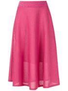 Cecilia Prado Glitter Midi Drape Skirt - Pink