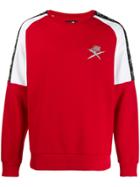 Plein Sport Logo Stripe Jumper - Red