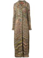 Missoni Long Cardi-coat - Green