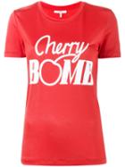Ganni Cherry Bomb T-shirt, Women's, Size: Small, Red, Lyocell