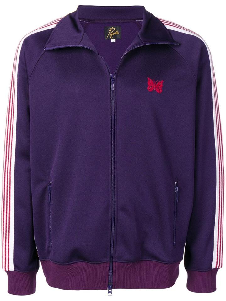 Needles Poly Track Jackets - Purple