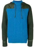 Sacai Drawstring Neck Sweater - Blue