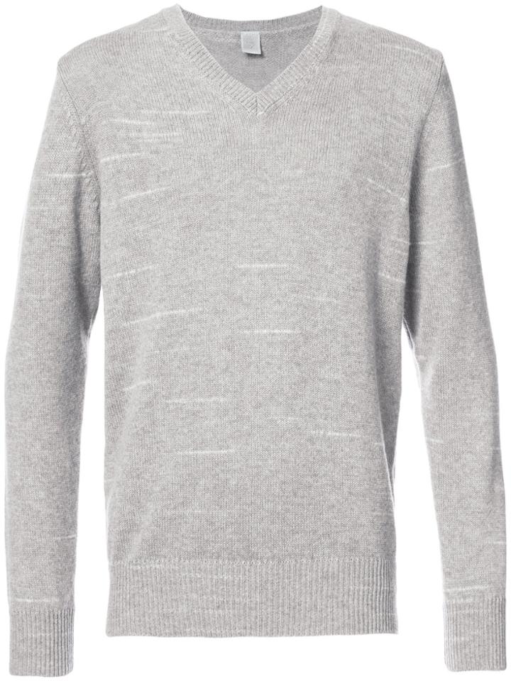 Eleventy V-neck Sweater - Nude & Neutrals