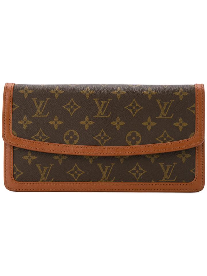 Louis Vuitton Vintage Pochette Dame Clutch - Brown