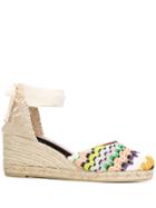 Castañer Mid-heel Wedge Espadrilles - Neutrals