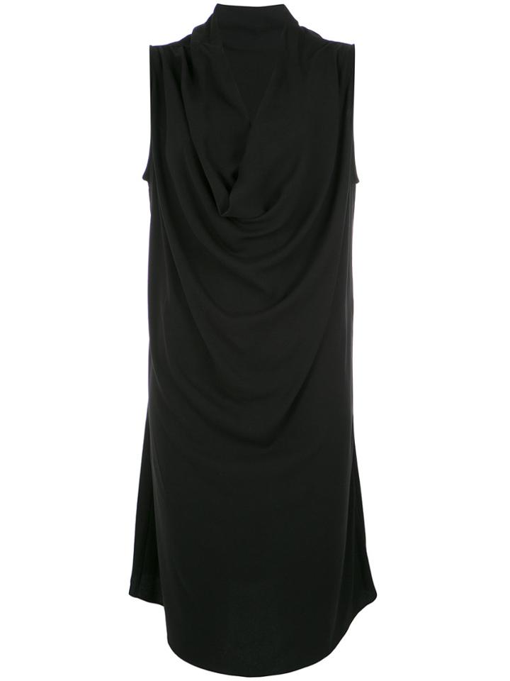 Uma Raquel Davidowicz Draped Midi Dress - Black