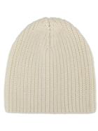 Ermanno Scervino Cable Knit Hat - White